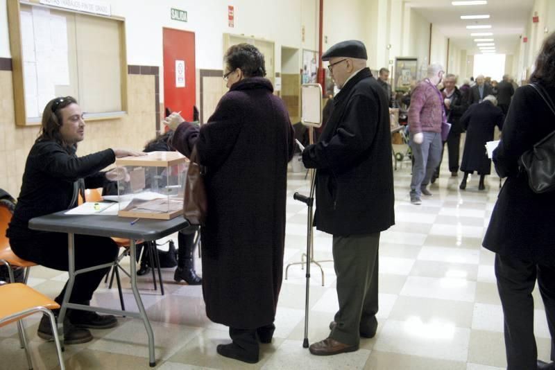 Jornada electoral en Zaragoza