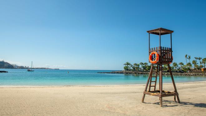 Playa Anfi del Mar, en Arguineguín.