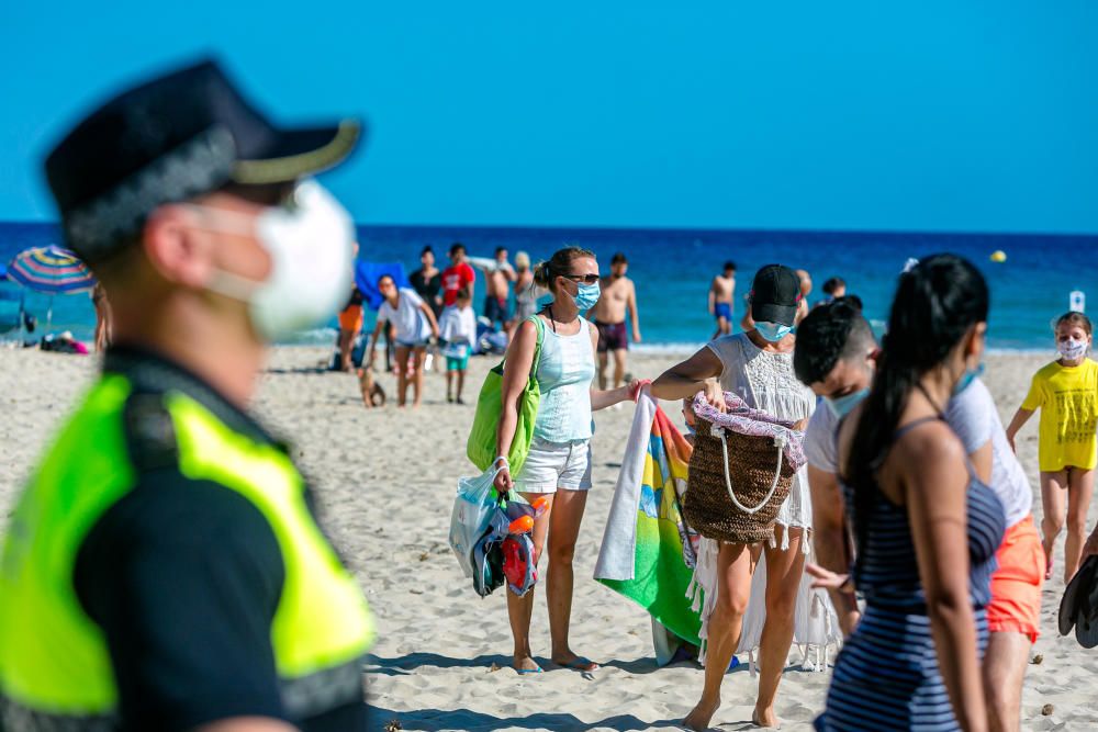 Las playas de la Marina Baixa permanecerán cerrada durante la noche de San Juan.