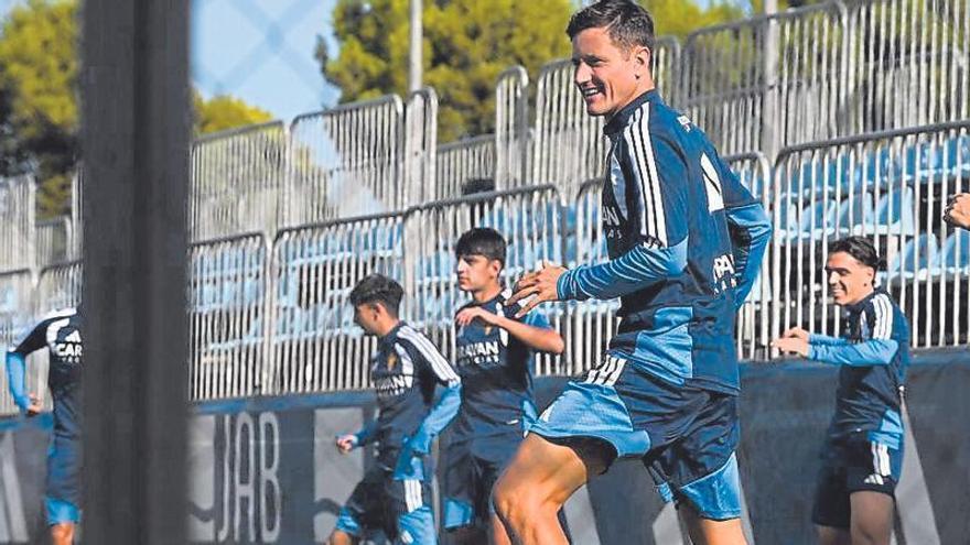 Ander apunta a volver a ser baja en el Real Zaragoza ante el Ibiza por molestias lumbares