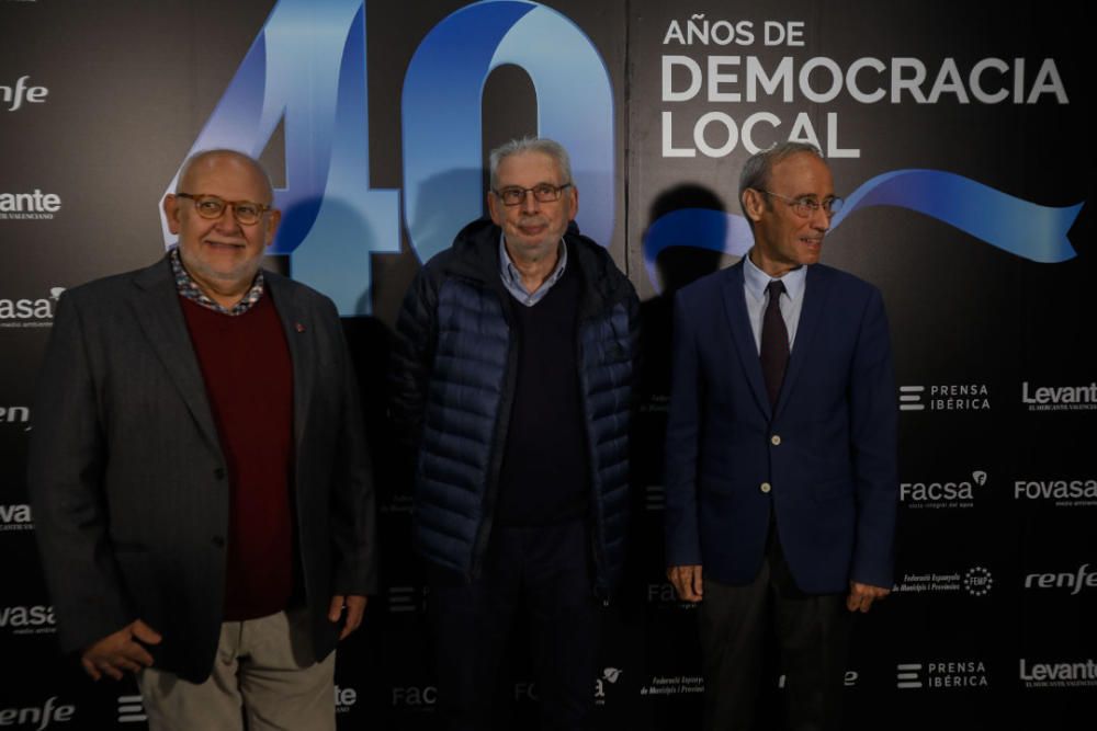 Gala de los 40 años de democracia local en Levante-EMV