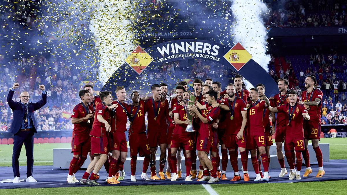 ¡España levantó el trofeo de la Nations League!