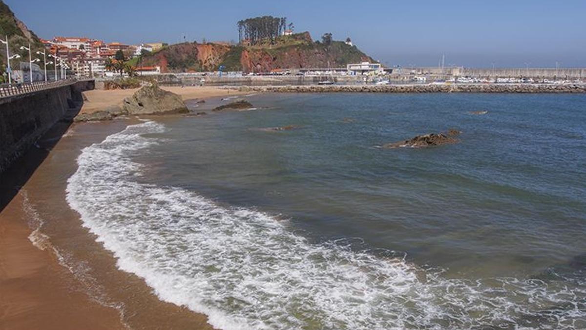 La playa Palmera de Candás