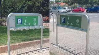 Castelló estrena 130 plazas para aparcar patinetes eléctricos en 26 ubicaciones