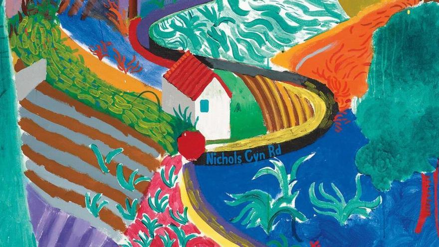 &#039;Nichols Canyon&#039;, de David Hockney.