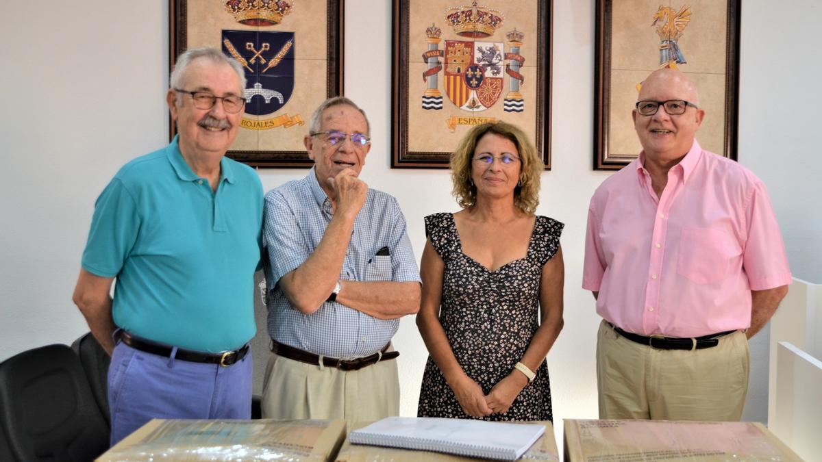 La concejala  Inma Chazarra y miembros del jurado Luis Bonmati, Miguel A González y Manuel Cifo