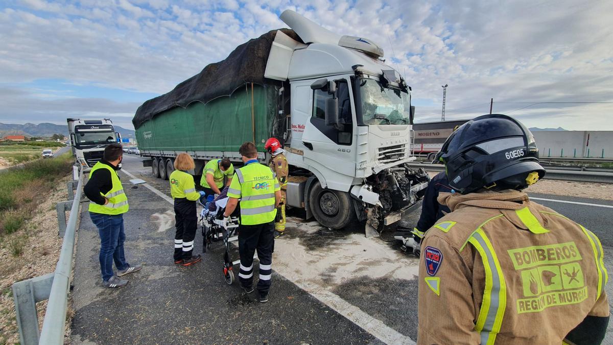 Accidente en la A-30