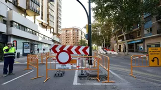 Indignación por las obras en la avenida César Augusto: “Nos hemos enterado por la prensa de que empezaban ya"