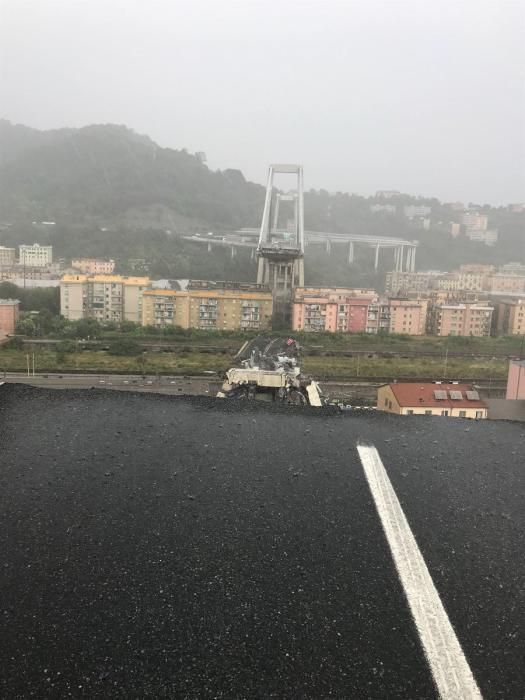 Es desploma un viaducte d'una autopista a Gènova