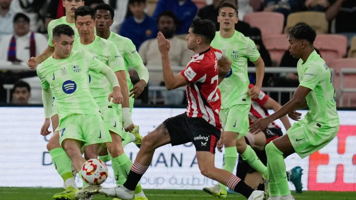 Imagen del choque que se disputa en el King Abdullah Stadium