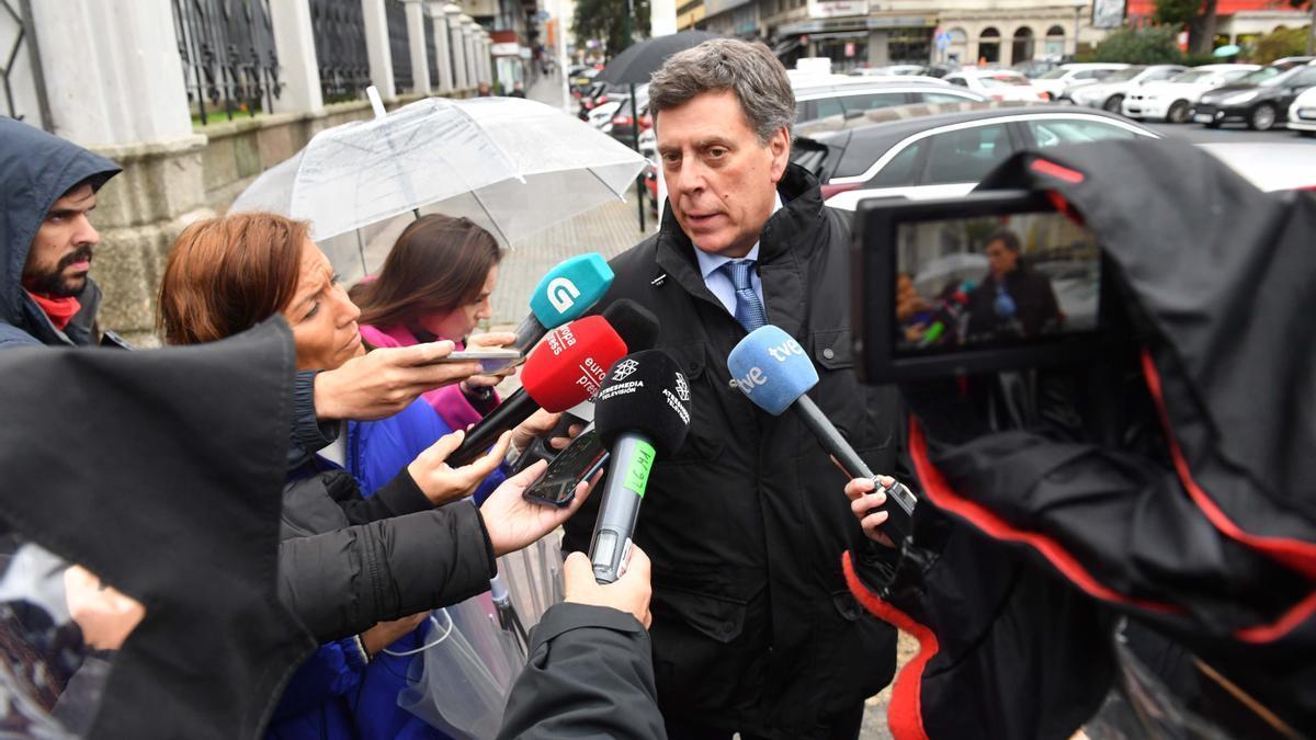 Juan Carlos Quer, en A Coruña durante el juicio a 'El Chicle' por violar a su cuñada en 2005.