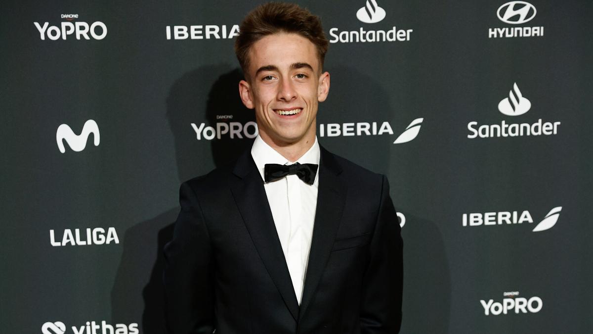 Pedro Acosta, en la entrega de Premios As del Deporte, en Madrid