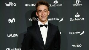 Pedro Acosta, en la entrega de Premios As del Deporte, en Madrid
