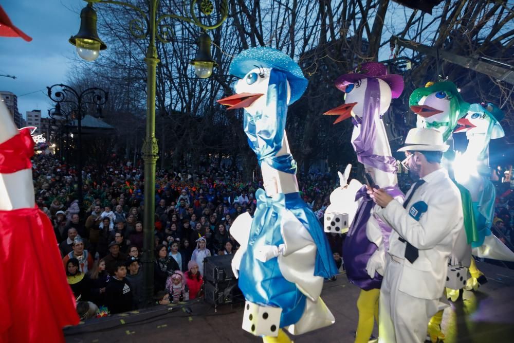 Carnaval en Gijón 2018: entrega de premios a los mejores disfraces.