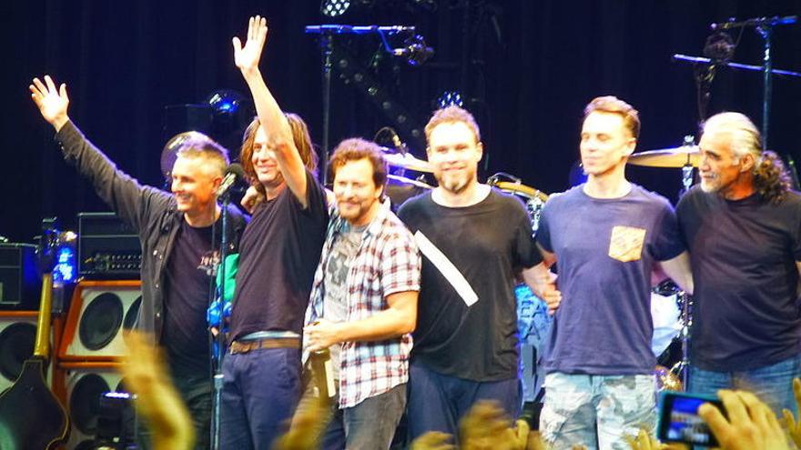 Pearl Jam, en un concert.
