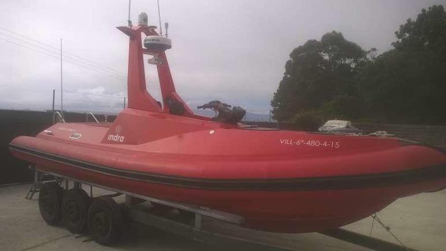 El barco no tripulado que Seadrone fabricará y testará en Vigo. // FdV