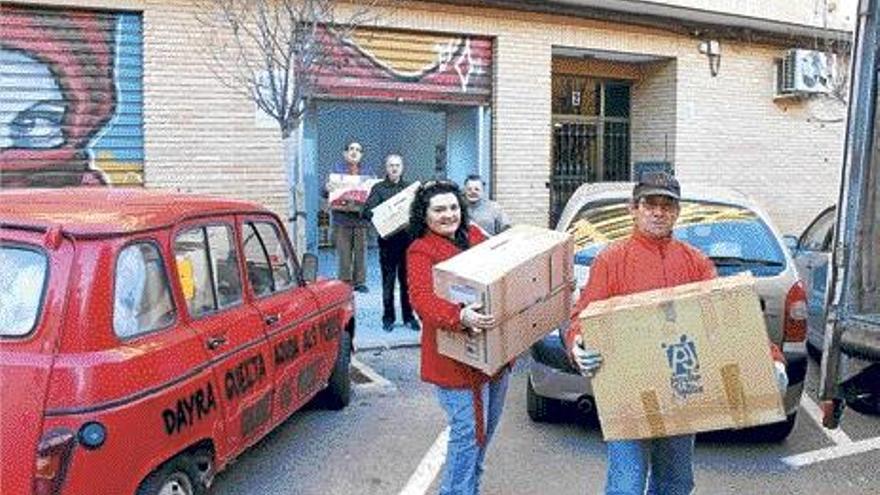 El contingente espera en el puerto de Alicante para ser transportado a final de mes.