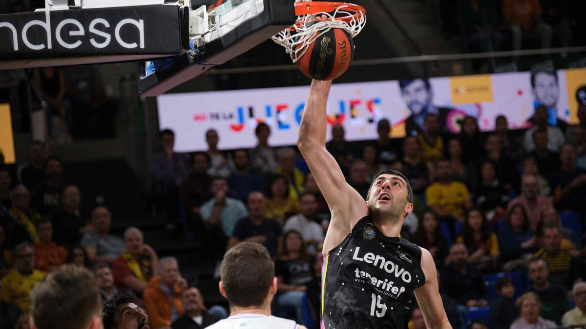 Gio Shermadini volverá a ser determinante en el juego ofensivo y defensivo del Canarias