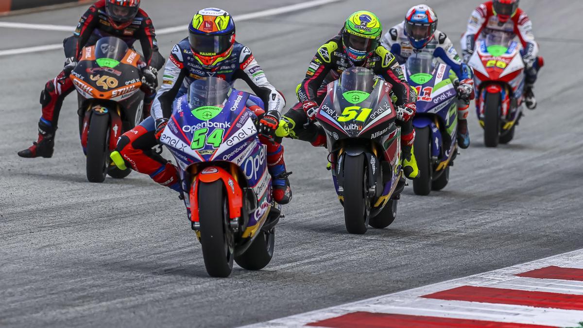 Fermín Aldeguer, en la carrera de Austria