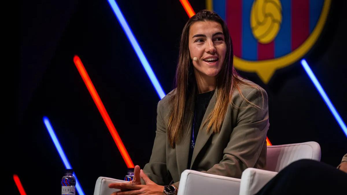 Patri Guijarro en el Sports Tomorrow Congress del MWC 2024