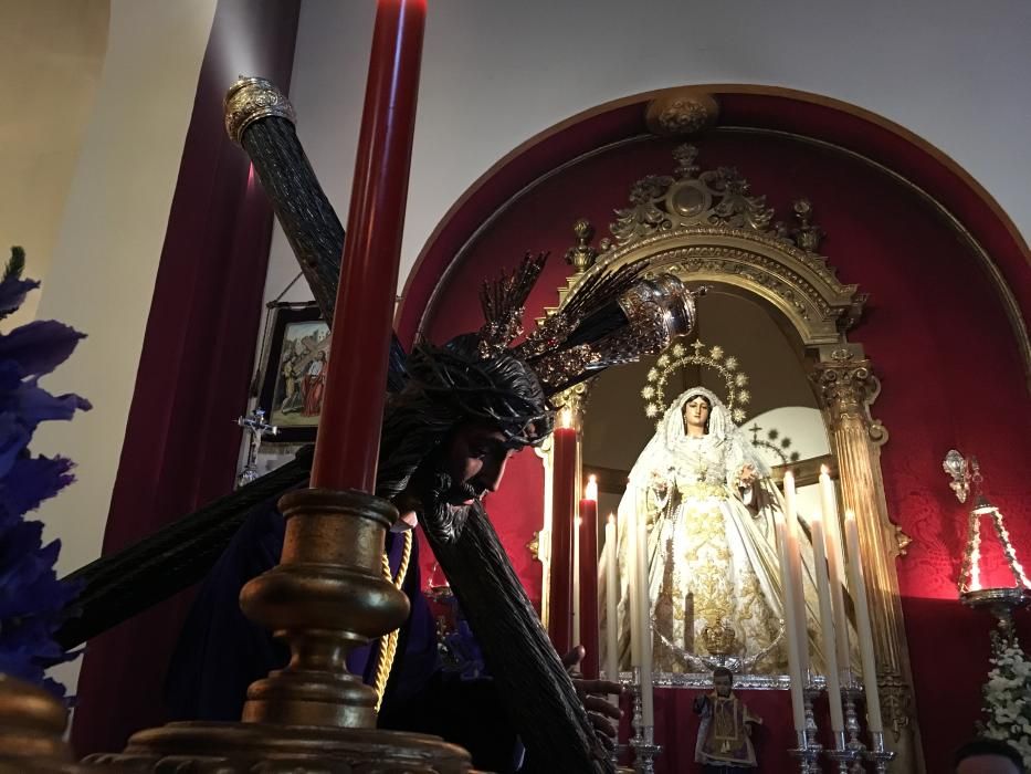 El Nazareno de los Pasos está expuesto en besapié en San Lázaro.