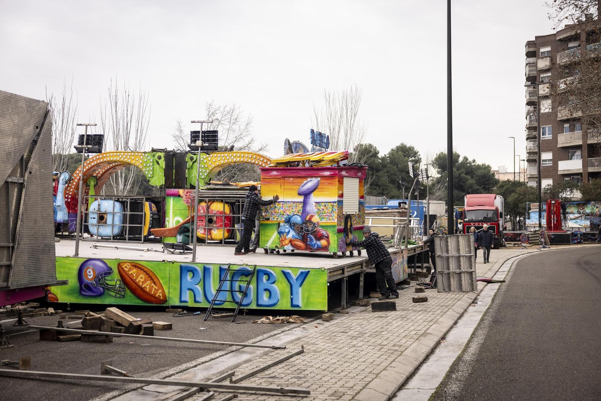EN IMÁGENES | El Parque del Tío Jorge se prepara para la Cincomarzada
