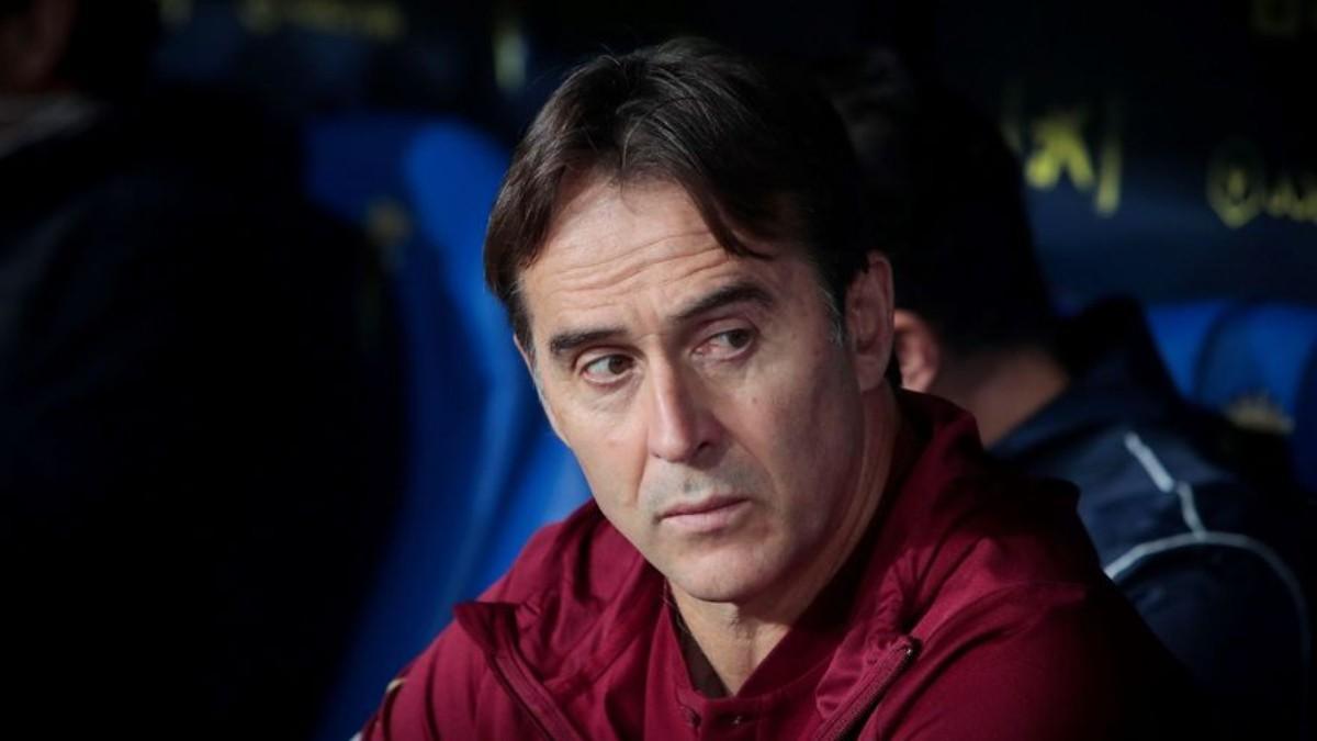 El técnico del Sevilla, Julen Lopetegui