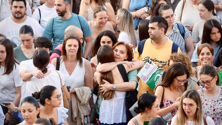 Aspirantes a maestro que participaron en las oposiciones a docentes de Andalucía celebradas en 2025