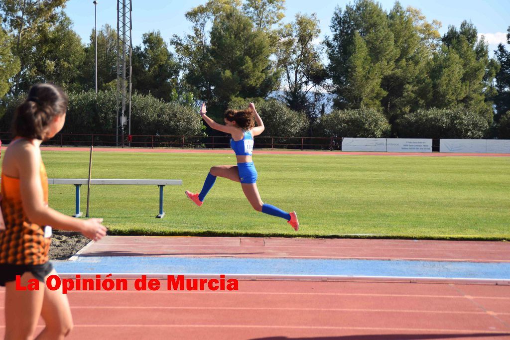 Regional absoluto y sub-23 de atletismo en Lorca (I)