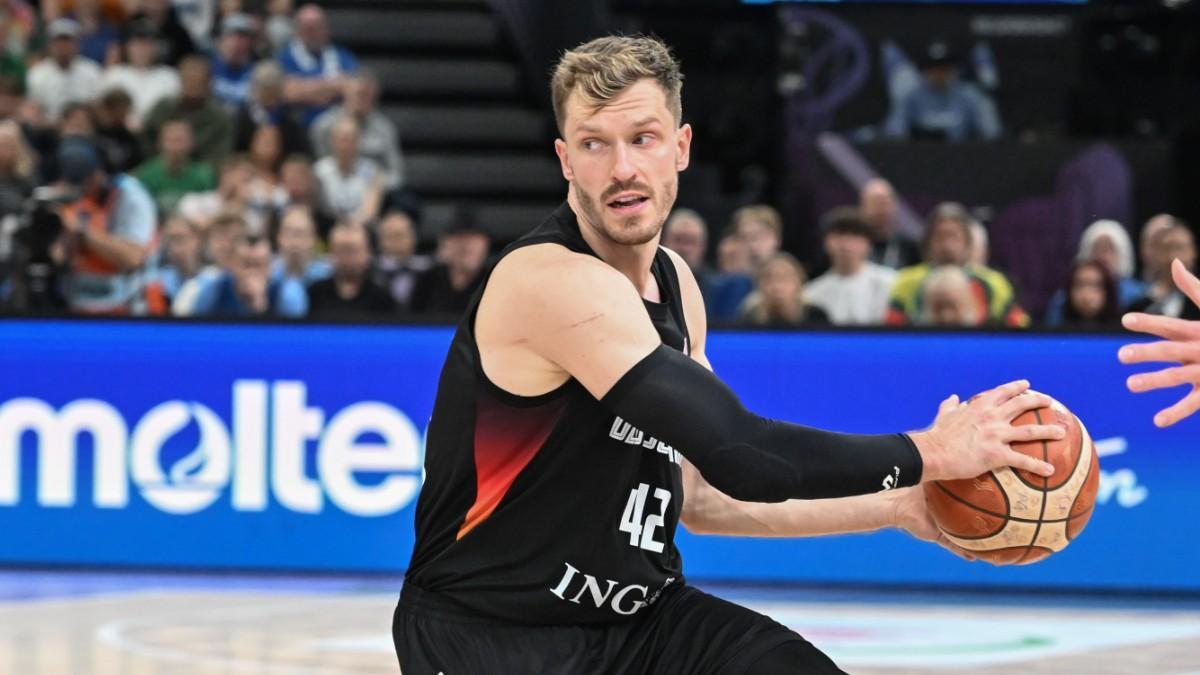 Andreas Obst, en el Eurobasket 2025