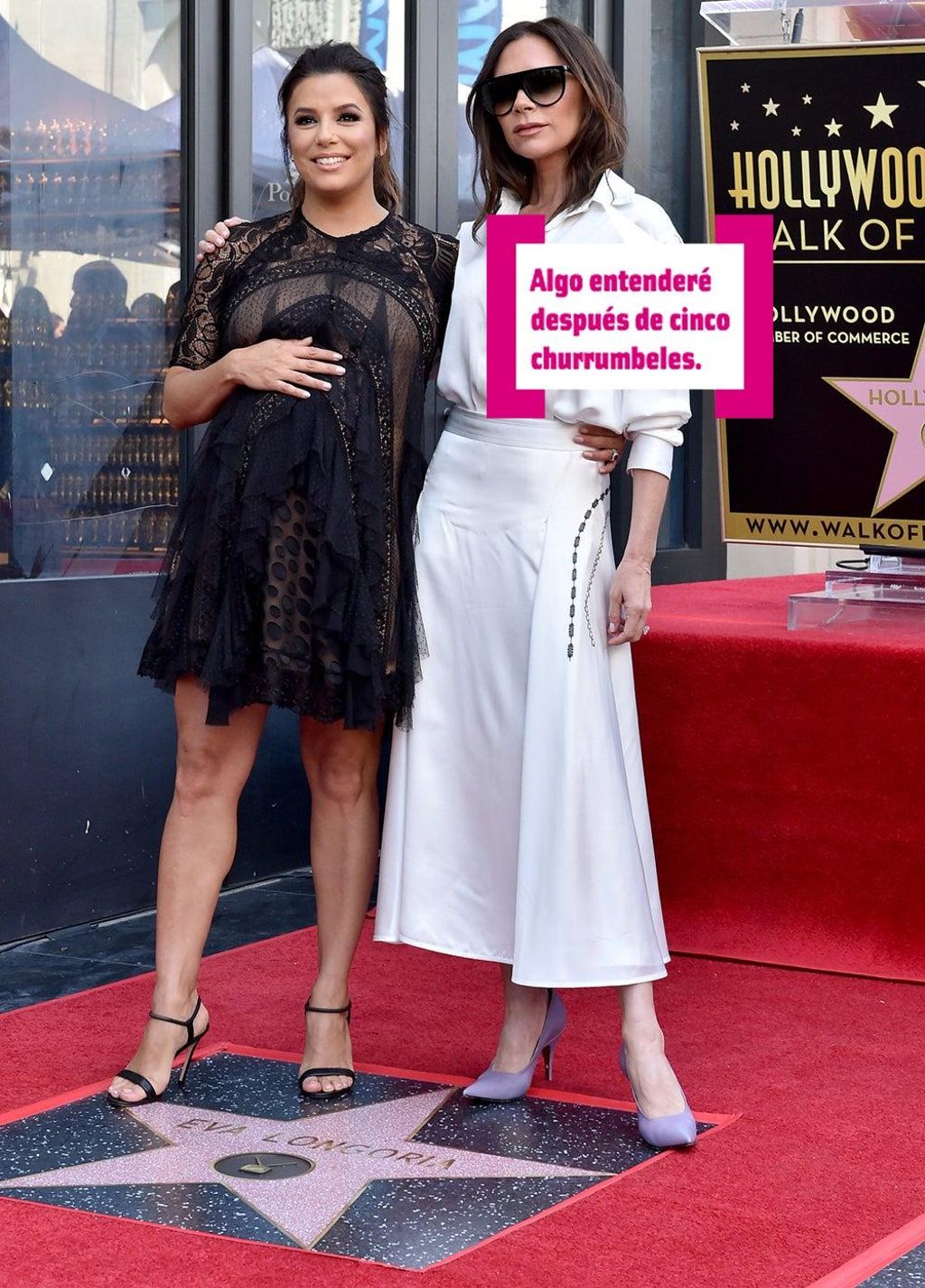Eva Longoria y Victoria Beckham en Hollywood
