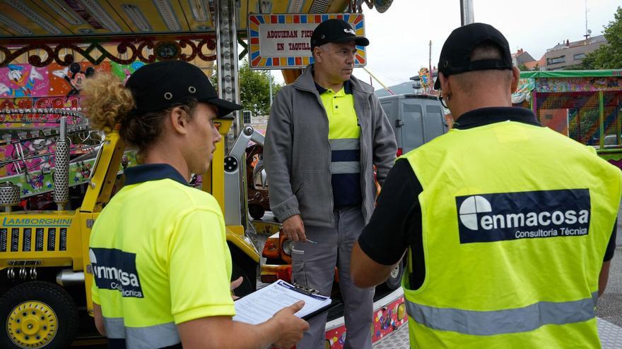 Enmacosa pasa la ITV a las atracciones de Vilagarcía: &quot;Cualquier incidencia se subsana antes de ponerlas en marcha&quot;
