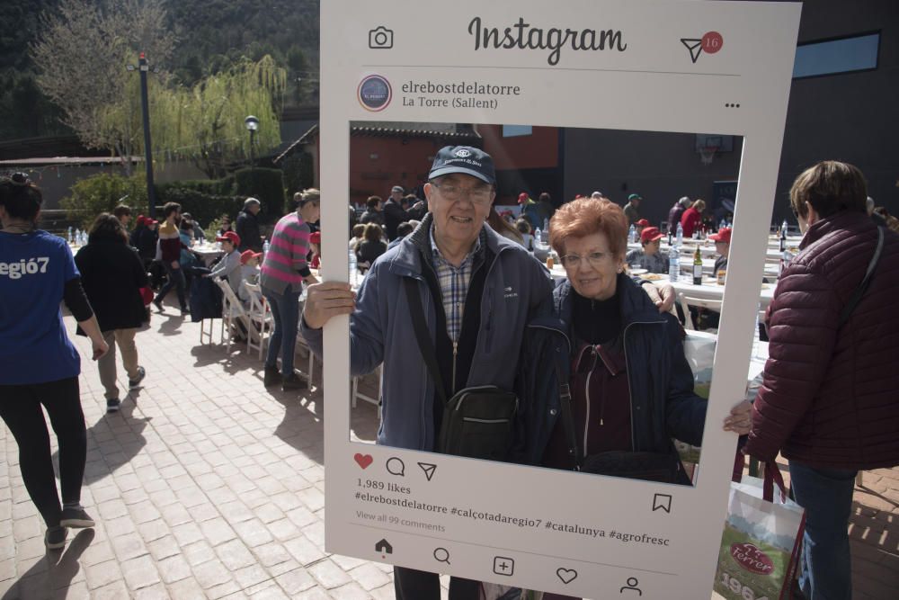 Les imatges de la calçotada popular del Regió 7