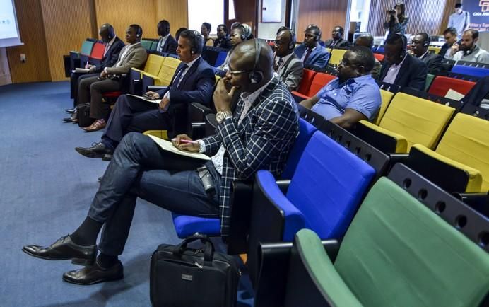 LAS PALMAS DE GRAN CANARIA A 05/06/2017. Apertura del curso proyecto público privado con 15 cargos de paises africanos pertenecientes a la CEDEAO en Casa Africa. FOTO: J.PÉREZ CURBELO