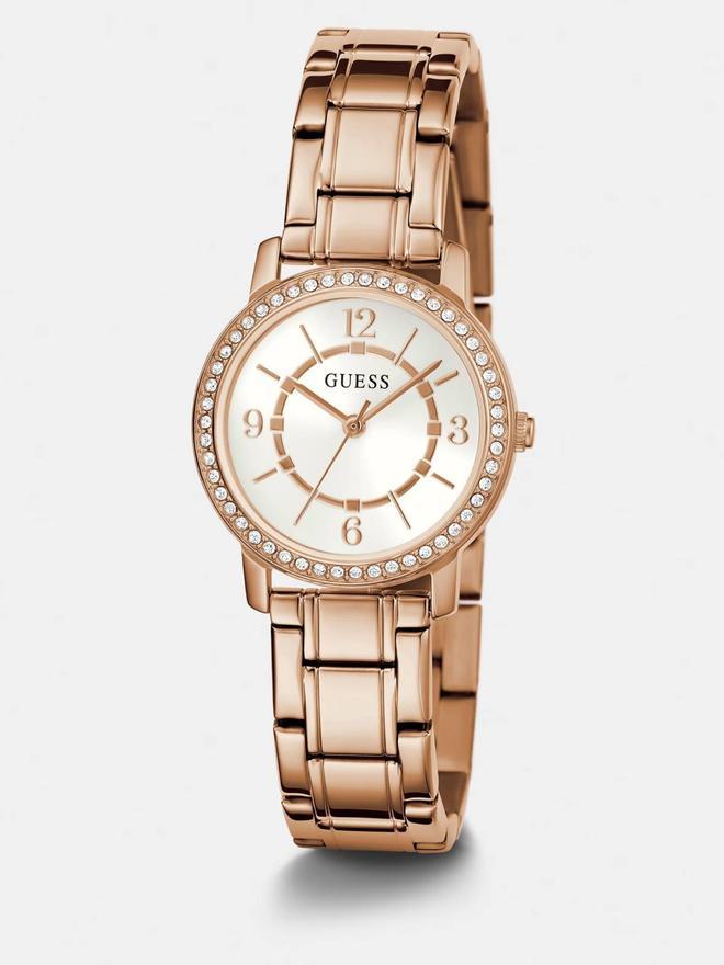 Reloj analógico con cristales de Guess (precio: 189,90 euros)