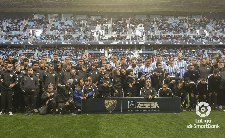 Partido del Málaga CF - Fuenlabrada en La Rosaleda.