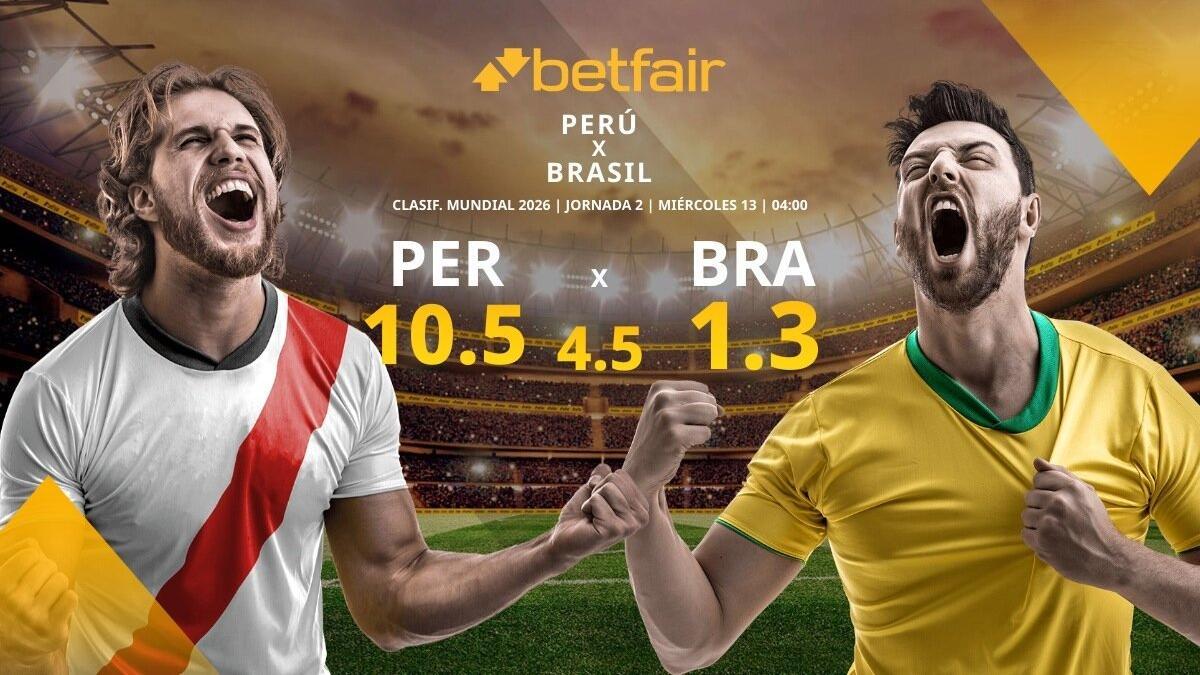 Perú vs. Brasil: horario, TV, estadísticas, clasificación y pronósticos