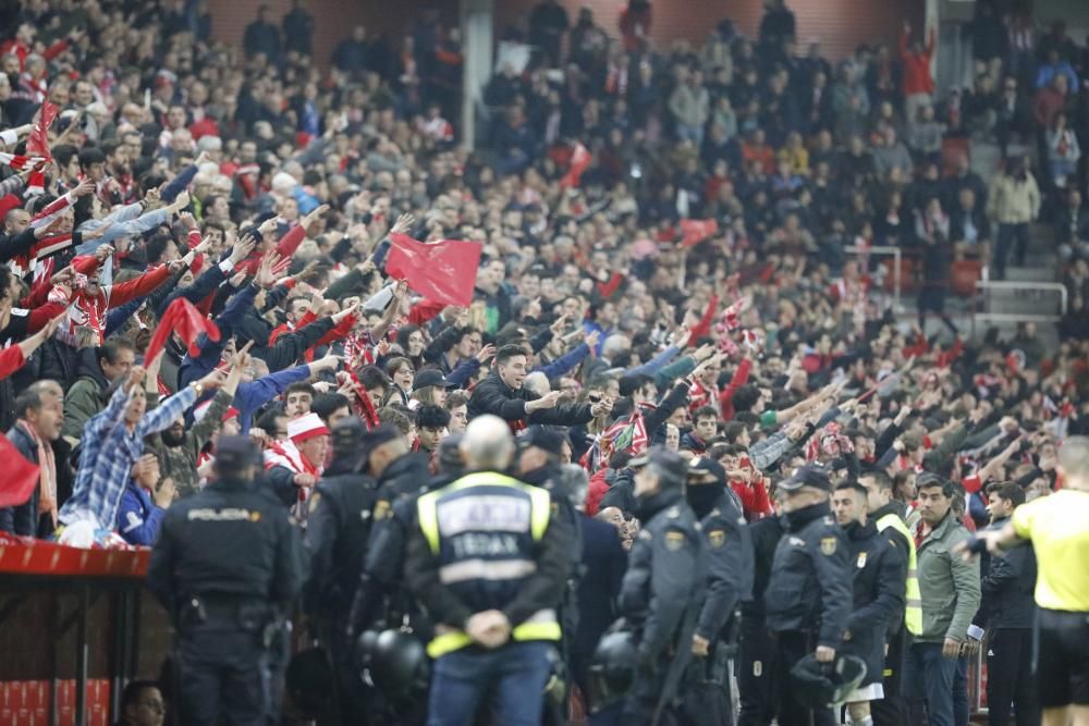 El derbi asturiano, en imágenes