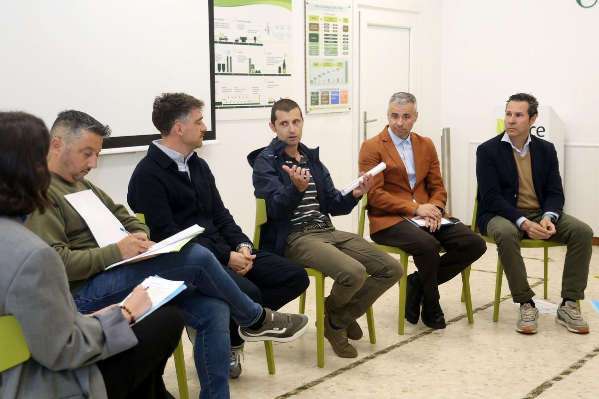 Coloquio organizado por Ence con motivo del Día Internacional de la Seguridad y la Salud en el Trabajo.