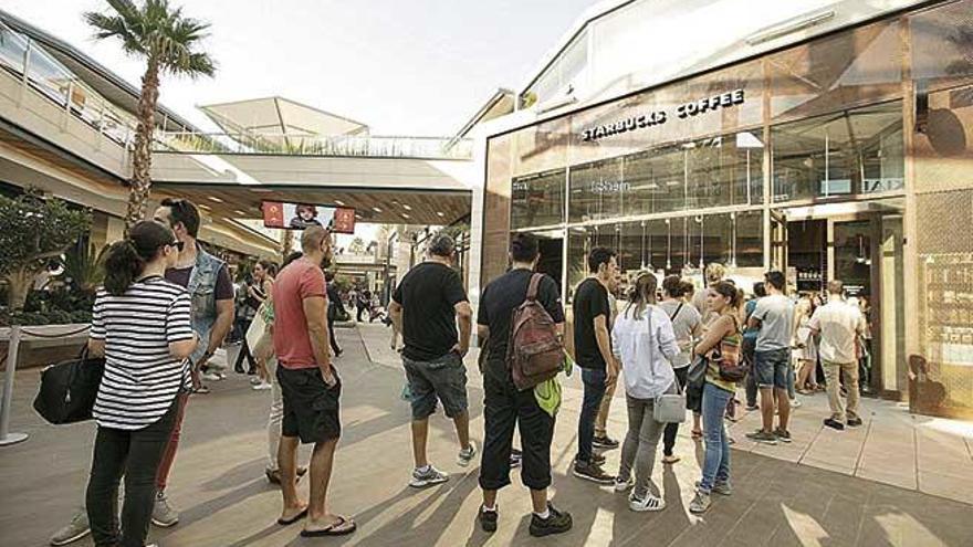 Centro comercial Fan Mallorca donde ocurrió el jueves la tentativa de suicidio.