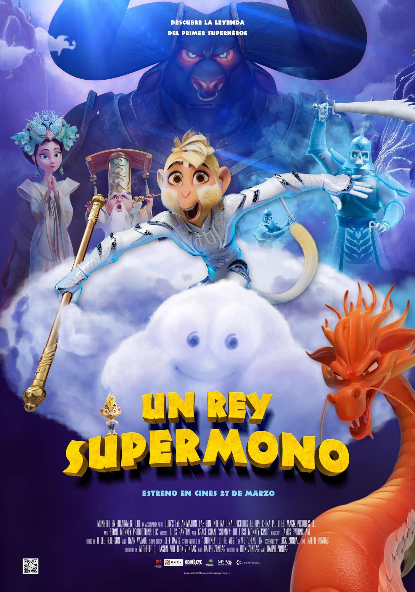 Cartel de Un rey supermono.