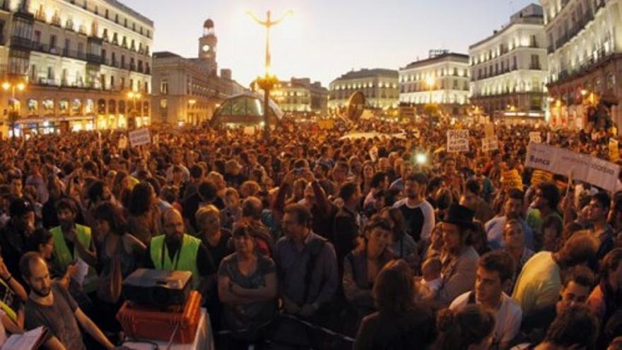 Miles de indignados salen a la calle en las principales ciudades de España