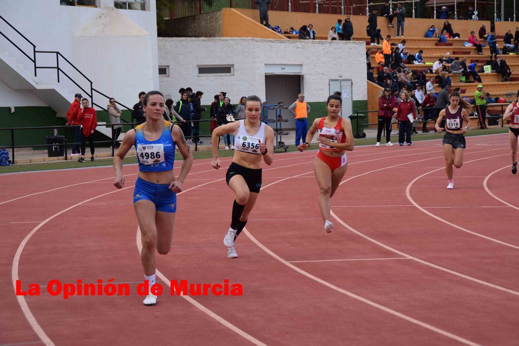 Regional absoluto y sub-23 de atletismo en Lorca