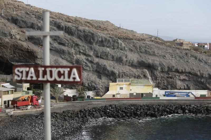 Zonas con riesgos de desprendimiento en Tenerife