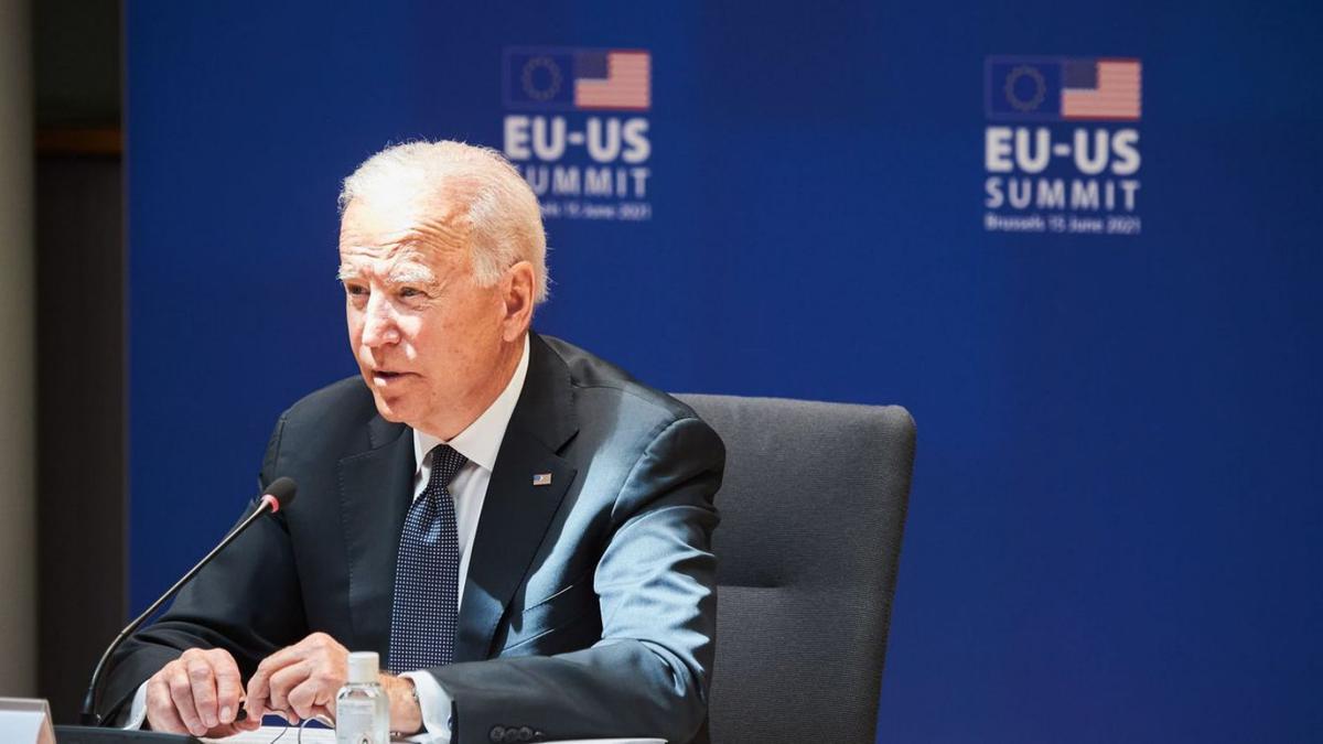 El president dels Estats Units, Joe Biden, a la cimera UE-EUA, a Brussel·les el juny passat  | ARXIU/UE