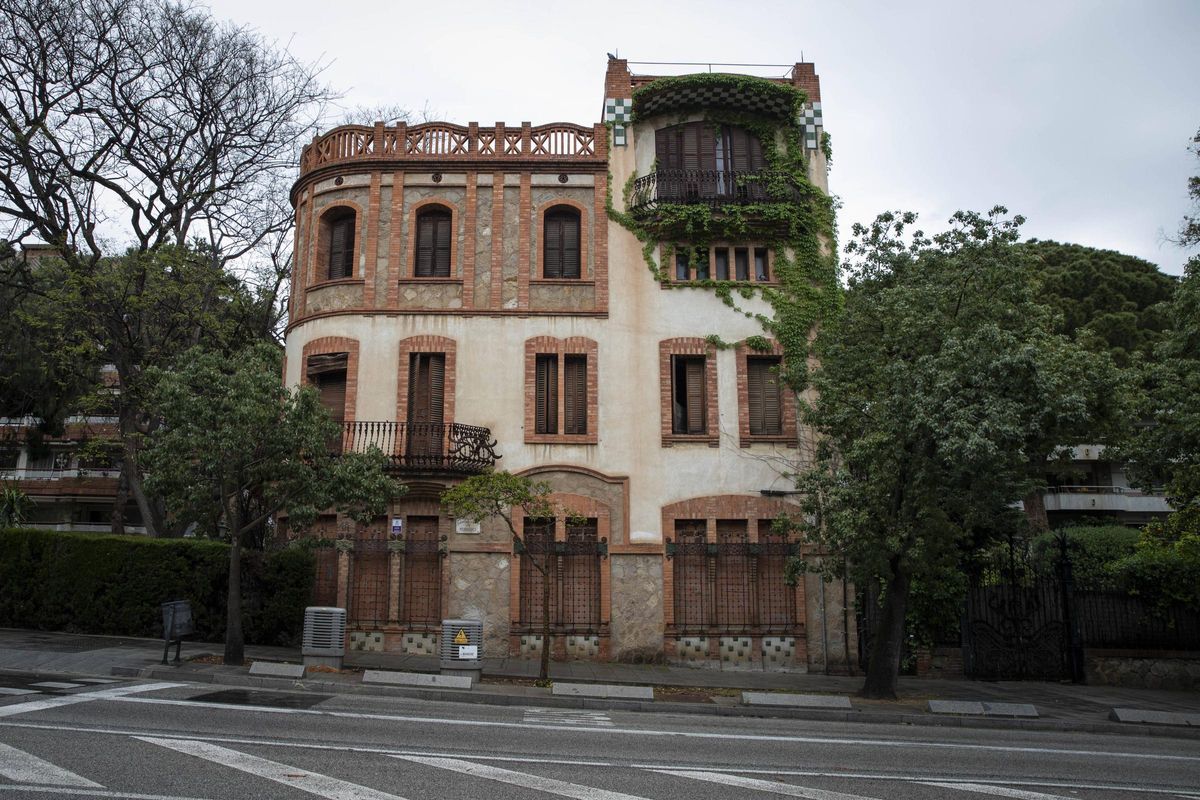 La modernista Casa Hurtado, en la avenida de Pedralbes, en Barcelona.