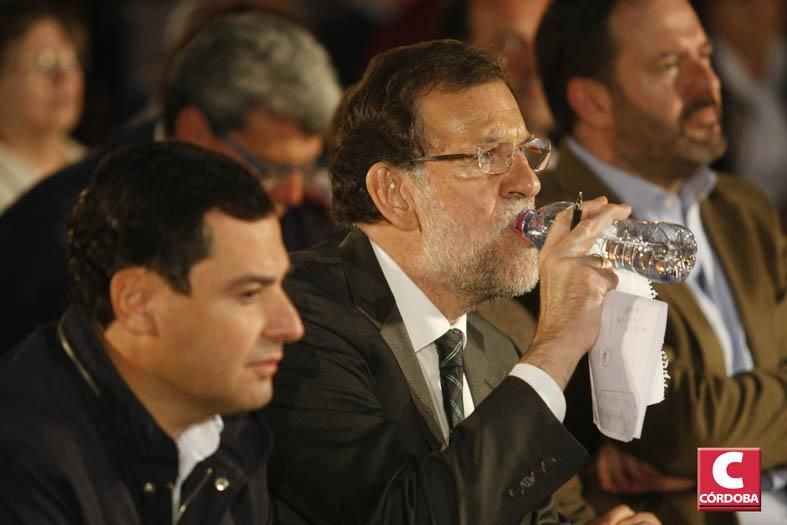 Visita y mitin de Rajoy a la localidad cordobesa de Cabra