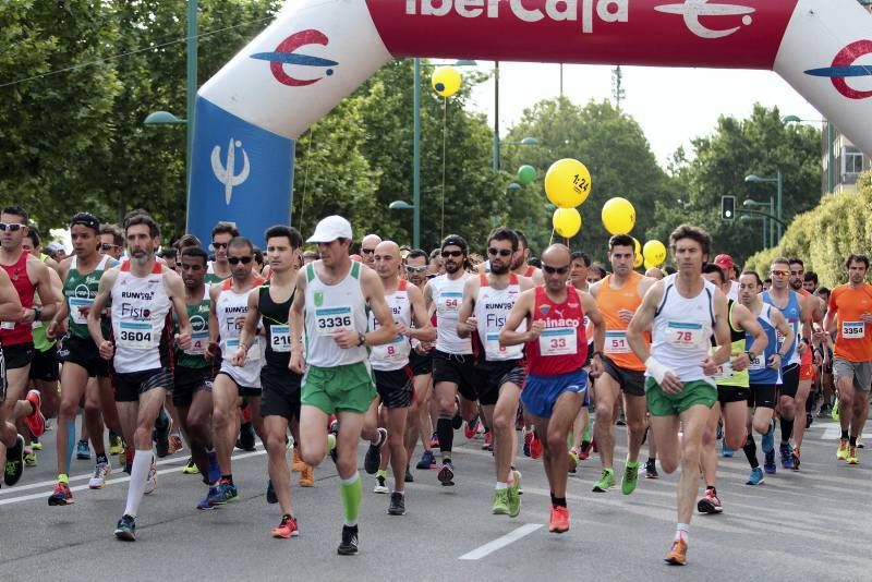 Fotogalería de la XVIII edición de la media maratón de Zaragoza