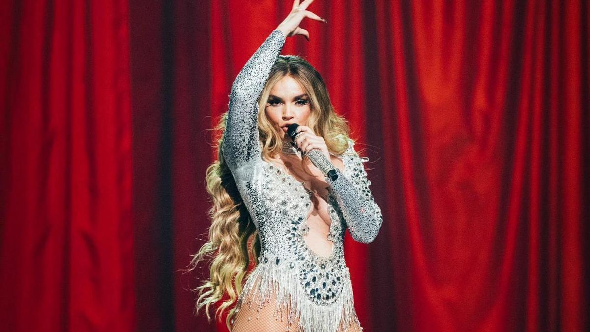 Melody, durante su actuación en Eurovisión 2025.