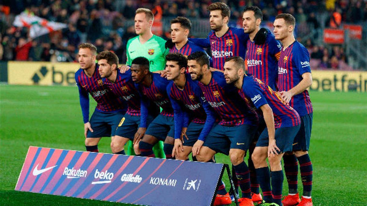 Las notas de los jugadores del Barça en el primer tiempo